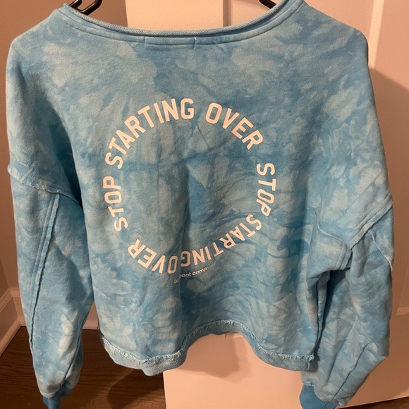 Burn Bootcamp tye dye crop sweatshirt - Picture 2 of 3